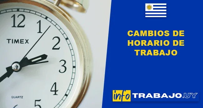 ¿Mi jefe puede hacerme un cambio de horario de trabajo?